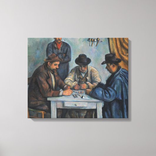 Toile Paul Cezanne | The Card Players (Recto)