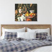 Toile Paul Cezanne - Vie morte avec pommes et pêches (Insitu(Chambre))