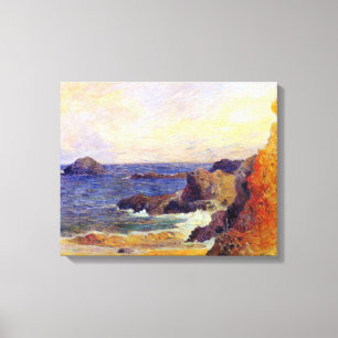 Toile Paul Gauguin - Côte rocheuse Peinture d'art fin