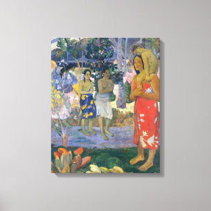 Toile Paul Gauguin - Je vous salue Marie / Ia Orana Mari