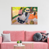Toile Paul Gauguin - La Siesta (Insitu(Salon))