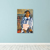 Toile Paul Gauguin - Les ancêtres de Tehamana (Insitu (Plancher de Bois))