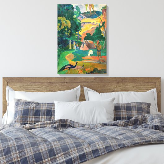 Toile Paul Gauguin - Paysage avec Peacocks / Matamoe (Insitu(Chambre))