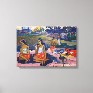 Toile Paul Gauguin - Source sacrée, doux rêves
