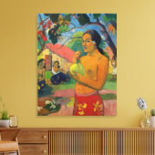 Toile Paul Gauguin - Une femme tenant un fruit (Insitu(Salon))