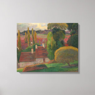 Toile Paul Gauguin - Une ferme en Bretagne