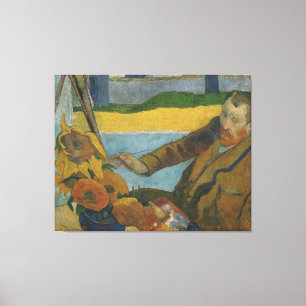 Toile Paul Gauguin Vincent van Gogh peinture tournesols