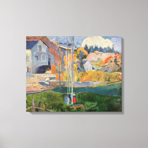 Toile Paul Gauguin Vintage Le moulin David à Pont-Aven