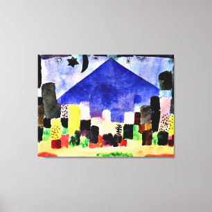 Toile Paul Klee art, Mont Niesen,