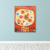 Toile Paul Klee, Fleurs en Pierre, (Insitu (Plancher de Bois))