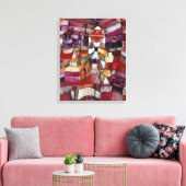 Toile Paul Klee Jardin Rose (Insitu(Salon))