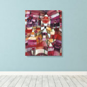 Toile Paul Klee Jardin Rose (Insitu (Plancher de Bois))