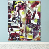 Toile Paul Klee - Légende des marais (Insitu (Plancher de Bois))