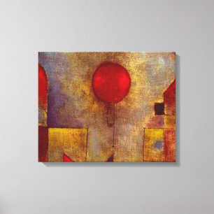 Toile Paul Klee Red Balloon Abstrait Art Coloré
