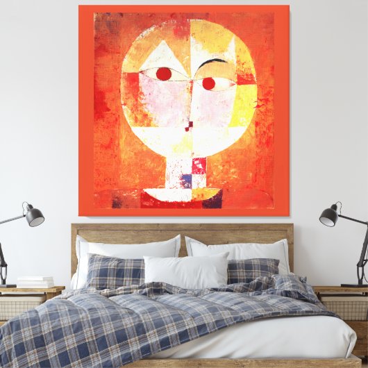 Toile Paul Klee Senecio (Insitu(Chambre))