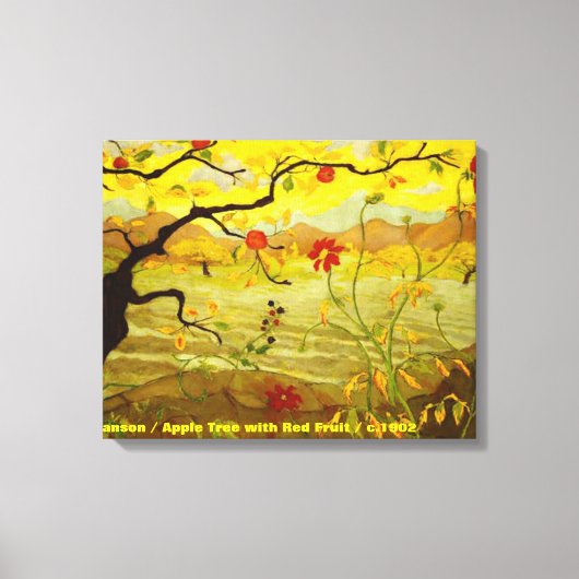 Toile Paul Ranson / Apple Tree with Red Fruit c.1902 / (Recto)