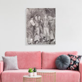 Toile Paul Revere à Lexington (Insitu(Salon))