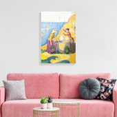 Toile Paul Signac - Femmes au puits (Insitu(Salon))