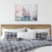 Toile Paul Signac - La Voile Verte (Insitu(Chambre))