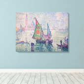 Toile Paul Signac - La Voile Verte (Insitu (Plancher de Bois))