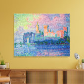 Toile Paul Signac - Le Palais Pape, Avignon (Insitu(Salon))