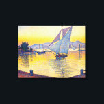 Toile Paul Signac - Le Port au coucher du soleil, Opus 2<br><div class="desc">Le Port au coucher du soleil,  Opus 236 (Saint-Tropez) / Le Port au soleil couchant,  Opus 236 (Saint-Tropez) - Paul Signac,  Huile sur toile,  1892</div>