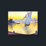 Toile Paul Signac - Le Port au coucher du soleil, Opus 2<br><div class="desc">Le Port au coucher du soleil,  Opus 236 (Saint-Tropez) / Le Port au soleil couchant,  Opus 236 (Saint-Tropez) - Paul Signac,  Huile sur toile,  1892</div>