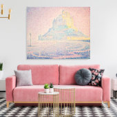 Toile Paul Signac - Mont Saint Michel Fog et Soleil (Insitu(Salon))