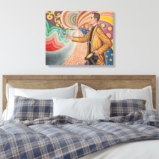 Toile Paul Signac - Portrait de M Felix Feneon, Opus 217 (Insitu(Chambre))