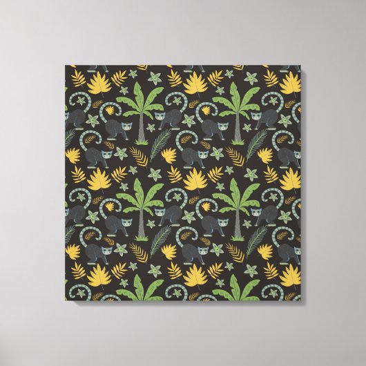 Toile Paume de singe motif sans soudure (Recto)