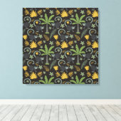 Toile Paume de singe motif sans soudure (Insitu (Plancher de Bois))