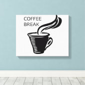 Toile Pause café (Insitu (Plancher de Bois))