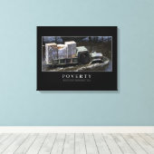Toile Pauvreté : Citation Inspirationnelle 2 (Insitu (Plancher de Bois))