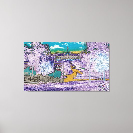 Toile PAVILLON ELGIN ILLINOIS LORDS PARK 1920'S Pâques (Recto)