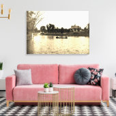 Toile Pavillon lagon Elgin Illinois des années 1890 (Insitu(Salon))