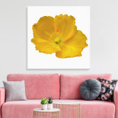 Toile Pavot jaune Fleur sauvage de l'Alaska Floral (Insitu(Salon))