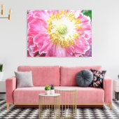 Toile Pavot rose frileux (Insitu(Salon))