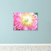Toile Pavot rose frileux (Insitu (Plancher de Bois))