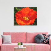 Toile Pavot rouge de l'Alaska Fleur colorée (Insitu(Salon))