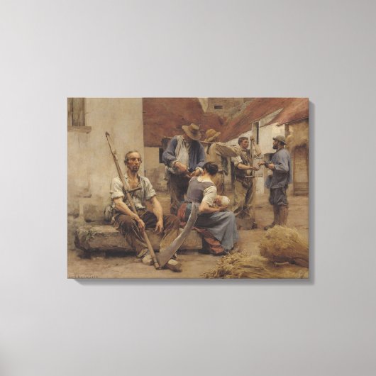 Toile Payer les pêcheurs, 1882 (Recto)