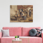 Toile Payer les pêcheurs, 1882 (Insitu(Salon))