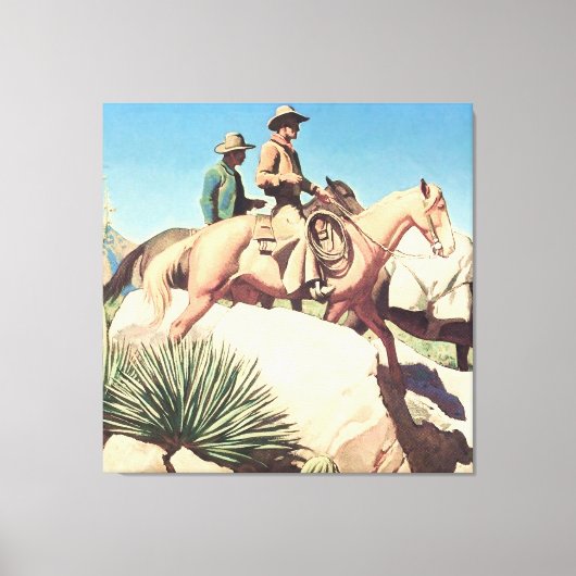 Toile "Pays de la vache" par Maynard Dixon (Recto)