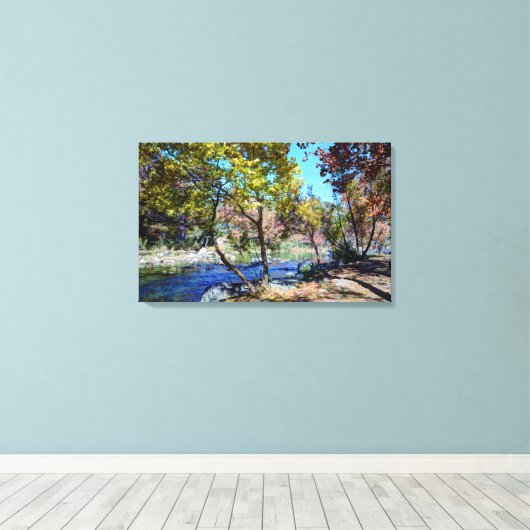 Toile Pays de Texas Hill (Insitu (Plancher de Bois))