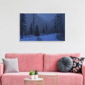 Toile Pays Haut (hiver/nuit) (Insitu(Salon))