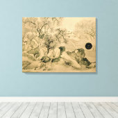 Toile Paysage, 1771 (Insitu (Plancher de Bois))