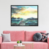 Toile Paysage Abstrait (Insitu(Salon))