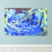 Toile Paysage Abstrait (Insitu (Plancher de Bois))