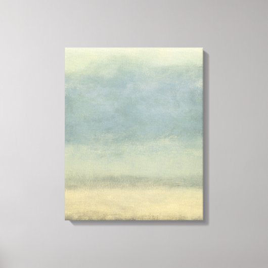 Toile Paysage Abstrait avec ciel couvert (Recto)
