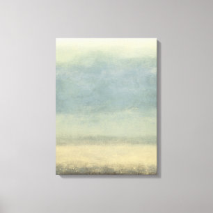 Toile Paysage abstrait avec le ciel obscurci