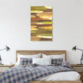 Toile Paysage Abstrait de ton terrestre (Insitu(Chambre))
